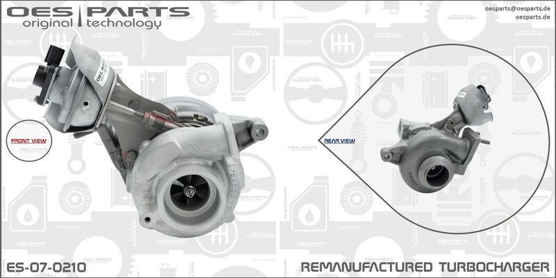 OES PARTS Компрессор, наддув ES-07-0210